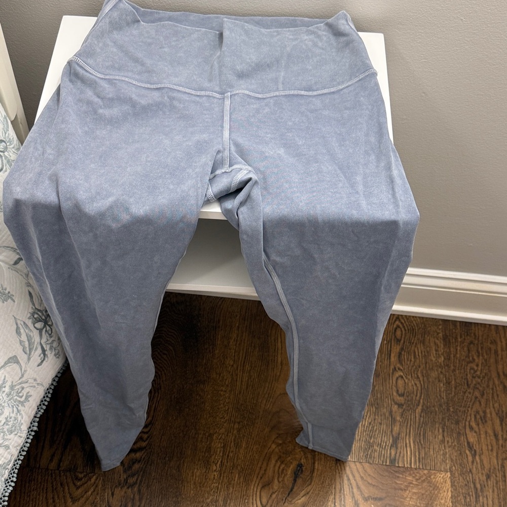 lululemon athletica Light Blue/Gray Leggings